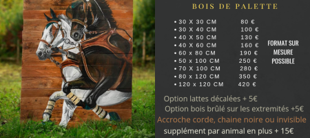 TABLEAU SUR PLANCHES ASSEMBLEES